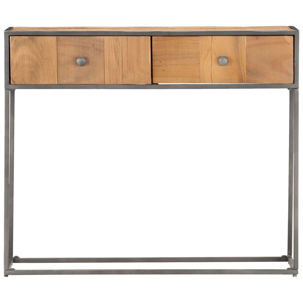 Avlastningsbord Konsollbord Tre 90x30x75 cm gjenvunnet heltre