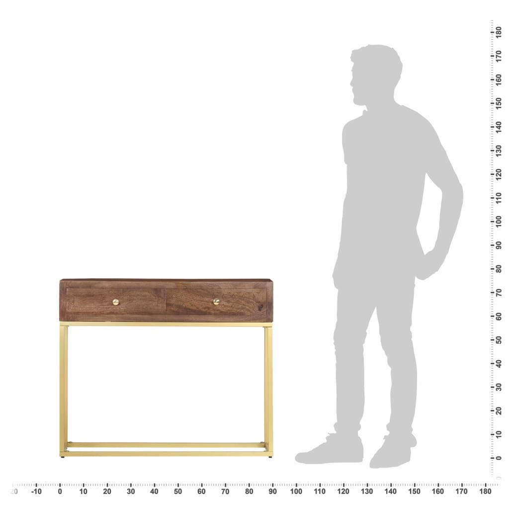 Avlastningsbord Konsollbord Tre 90x30x75 cm heltre mango