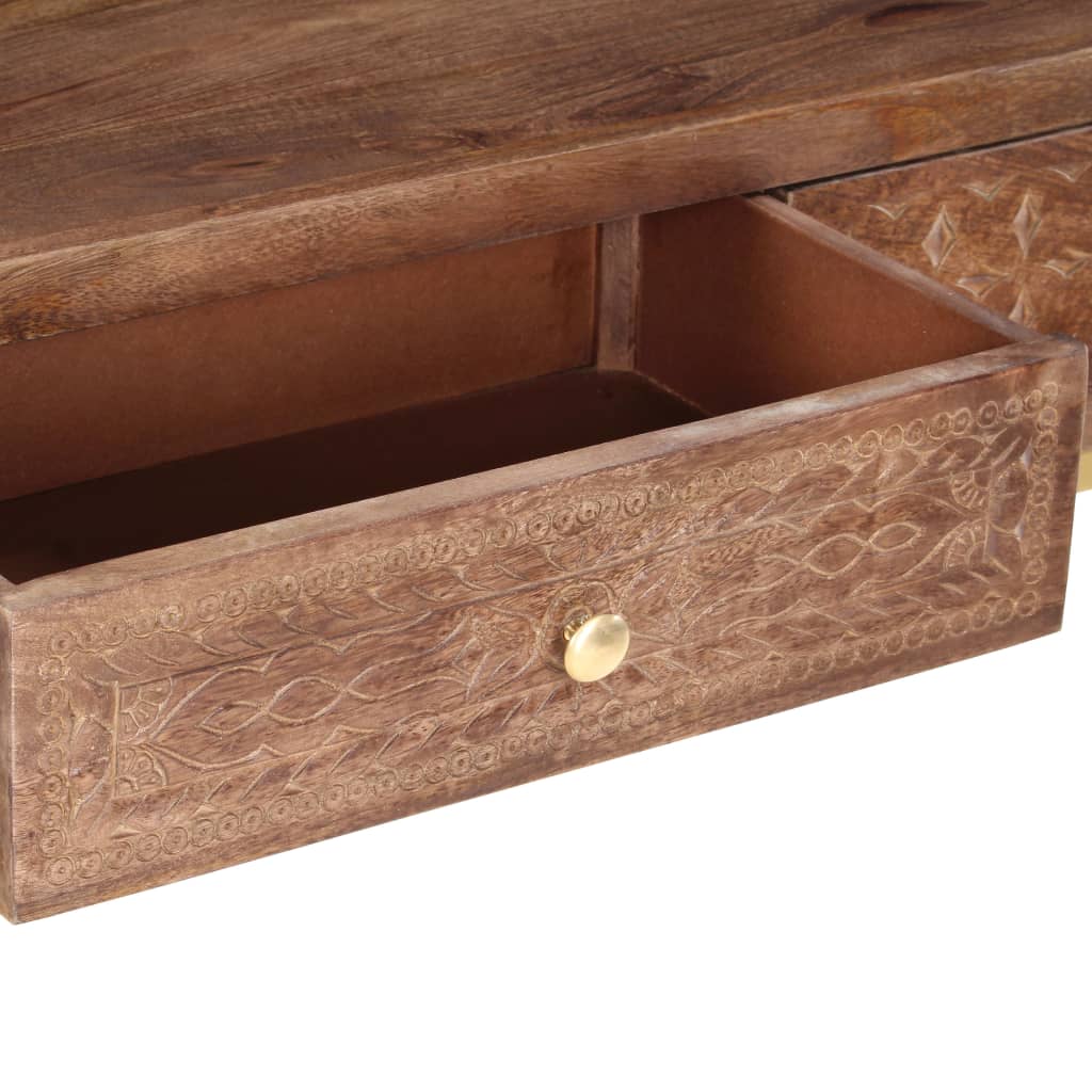Avlastningsbord Konsollbord Tre 90x30x75 cm heltre mango