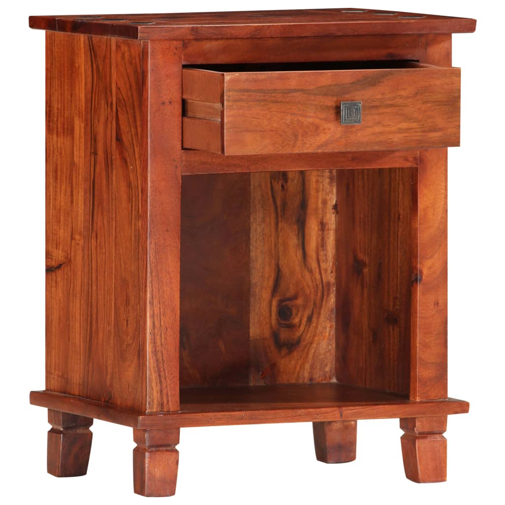 Nattbord Sengbord Tre 40x30x50 cm heltre akasie