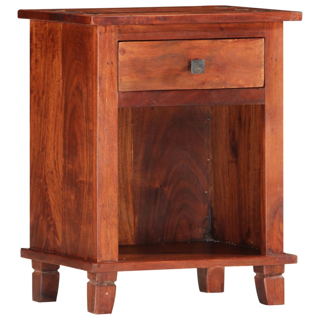 Nattbord Sengbord Tre 40x30x50 cm heltre akasie
