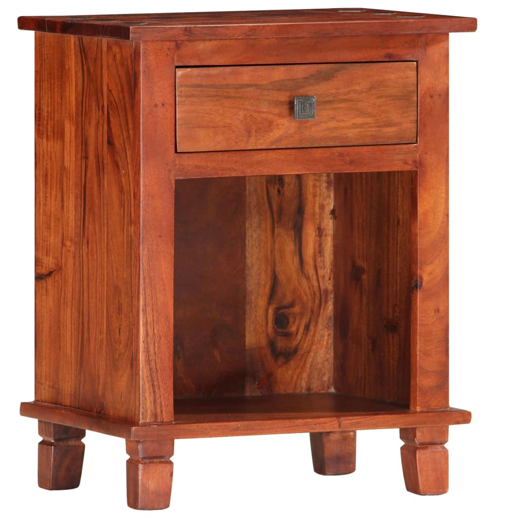 Nattbord Sengbord Tre 40x30x50 cm heltre akasie