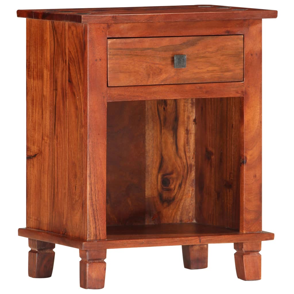 Nattbord Sengbord Tre 40x30x50 cm heltre akasie