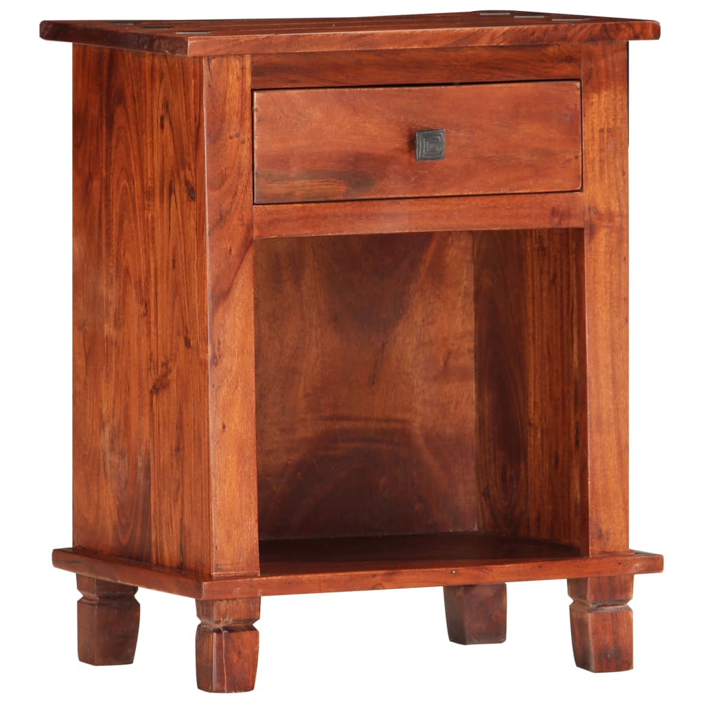 Nattbord Sengbord Tre 40x30x50 cm heltre akasie
