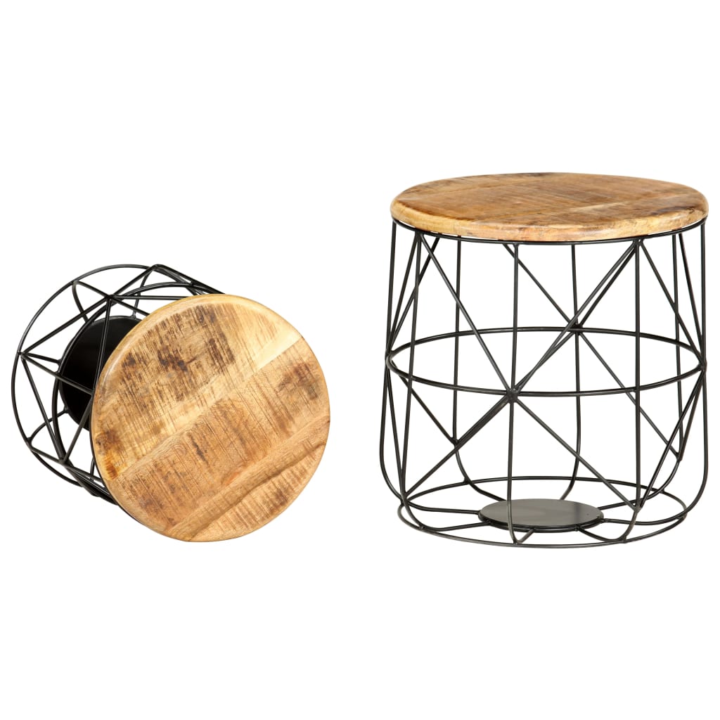 Salongbord Sofabord Tre Heltre Mango 2 stk