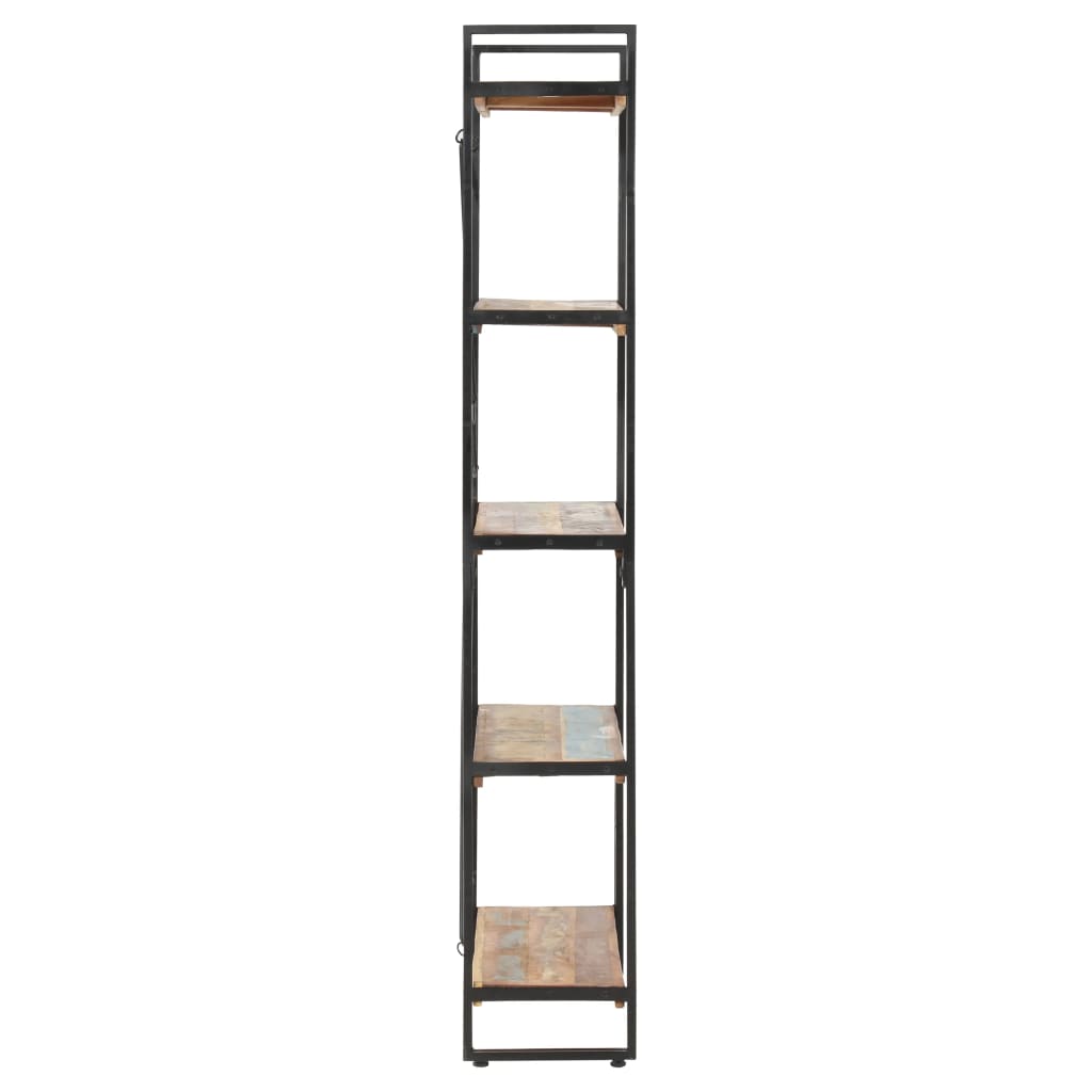 Bokhylle Tre 5 etasjer 90x30x180 cm gjenvunnet heltre