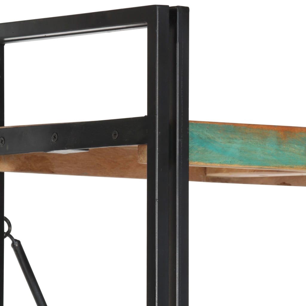 Bokhylle Tre 5 etasjer 90x30x180 cm gjenvunnet heltre