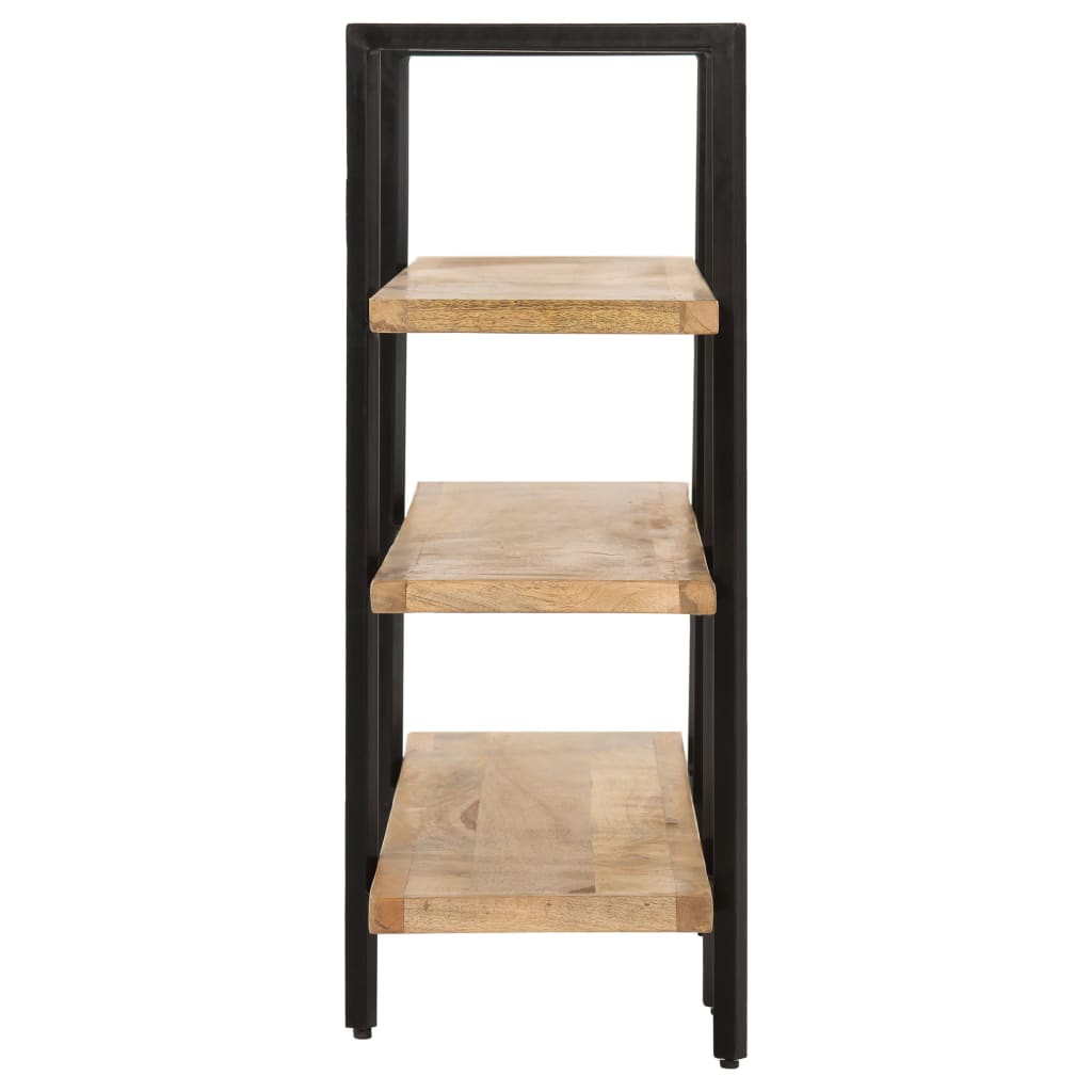 Bokhylle Tre 3 etasjer 160x31x80 cm heltre mango