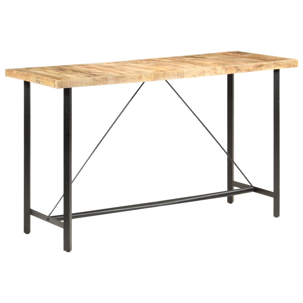 Barbord 180x70x107 cm grov heltre mango