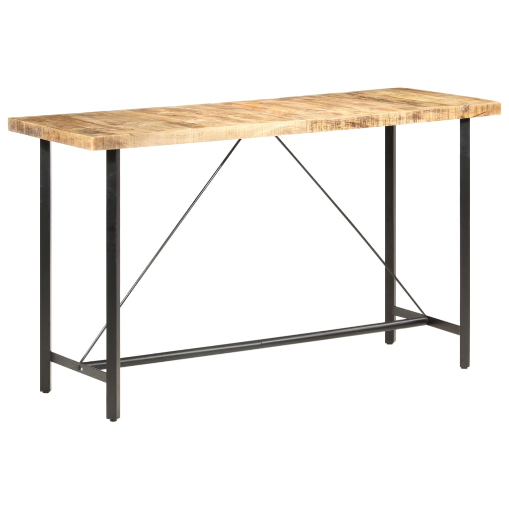 Barbord 180x70x107 cm grov heltre mango