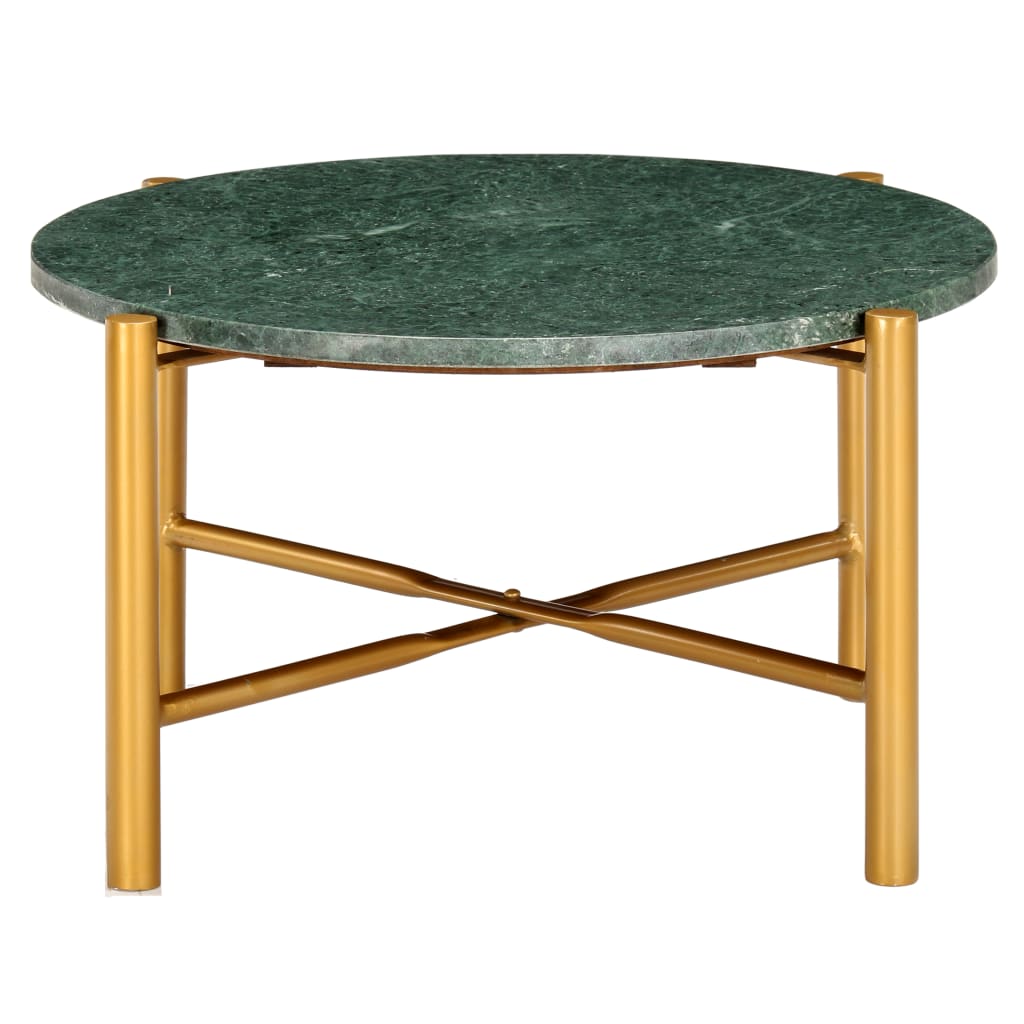 Salongbord Sofabord DIV. grønn 60x60x35 cm ekte stein med marmorstruktur