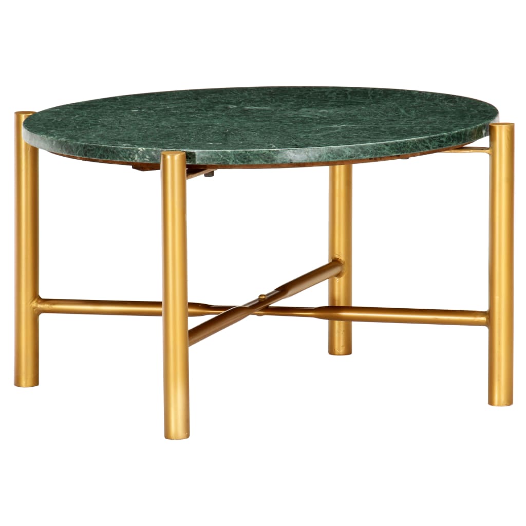 Salongbord Sofabord DIV. grønn 60x60x35 cm ekte stein med marmorstruktur