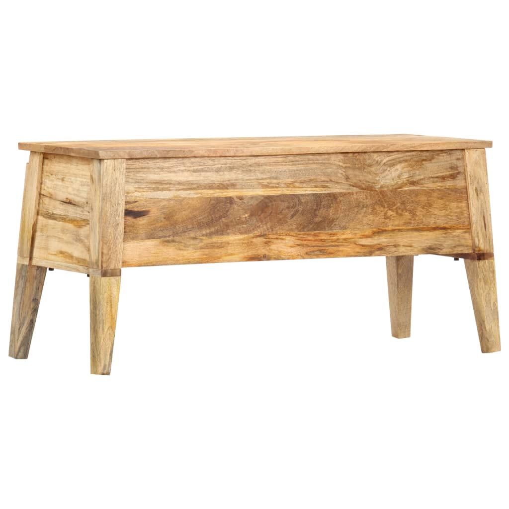 Oppbevaringskiste 99x35x48 cm heltre mango