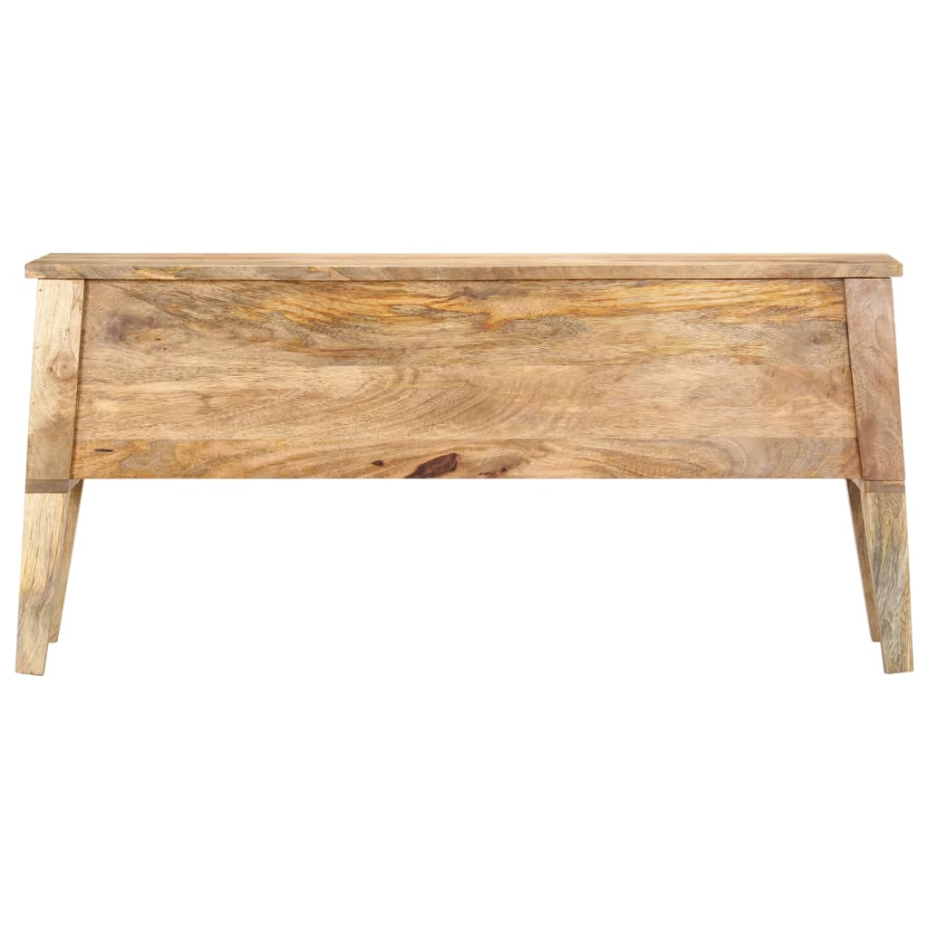 Oppbevaringskiste 99x35x48 cm heltre mango