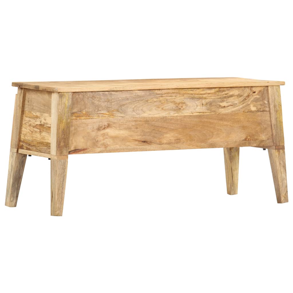 Oppbevaringskiste 99x35x48 cm heltre mango