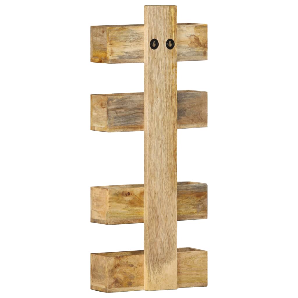 Magasinhylle Vegghengt 30x11x72 cm heltre mango