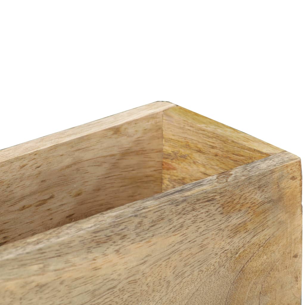Magasinhylle Vegghengt 30x11x72 cm heltre mango