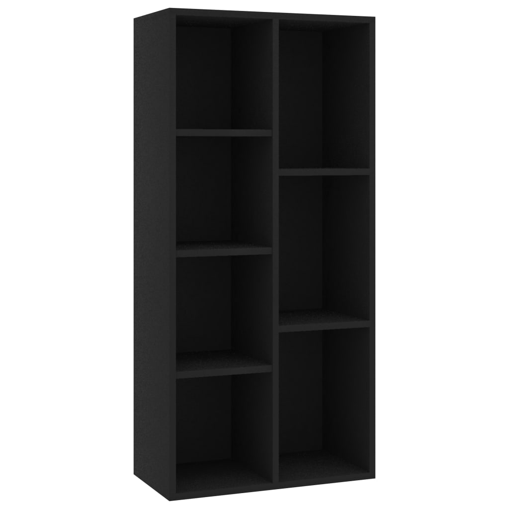 Bokhylle Svart 50x25x106 cm