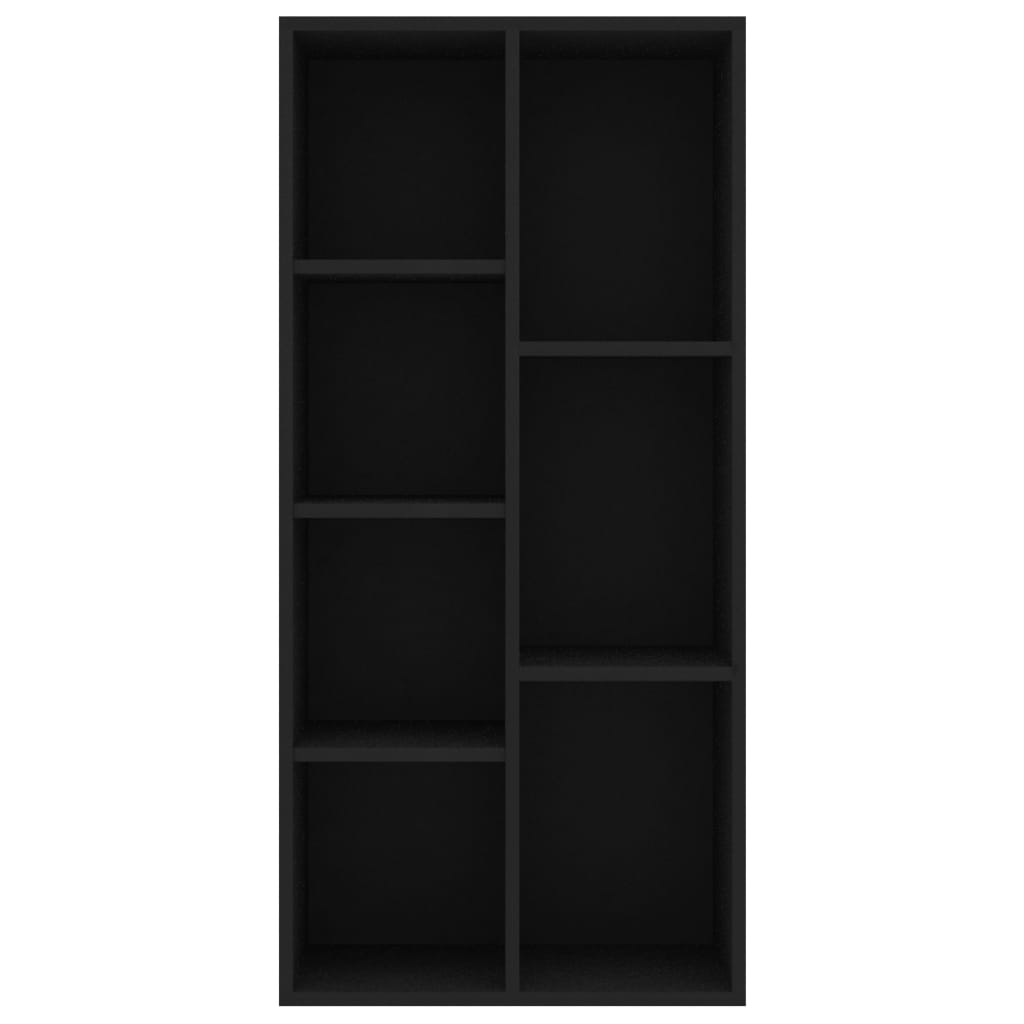 Bokhylle Svart 50x25x106 cm