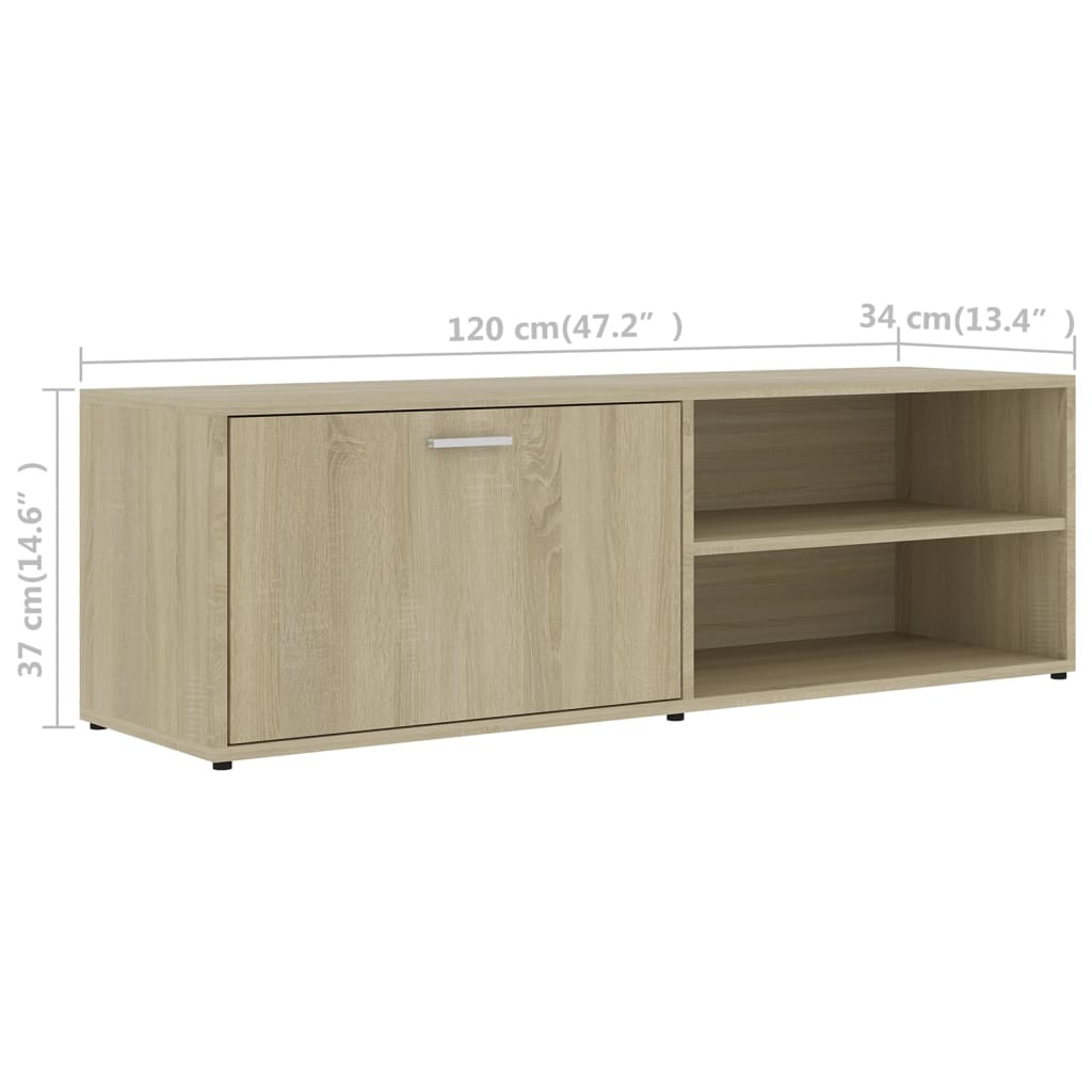 TV-Møbel Sonoma Eik Tv-benk 120x34x37 cm
