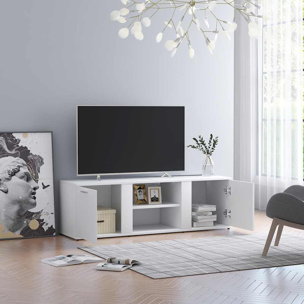 TV-Møbel Hvit TV-benk 120x34x37 cm