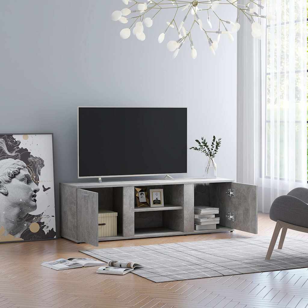 TV-Møbel Betonggrå TV-benk 120x34x37 cm