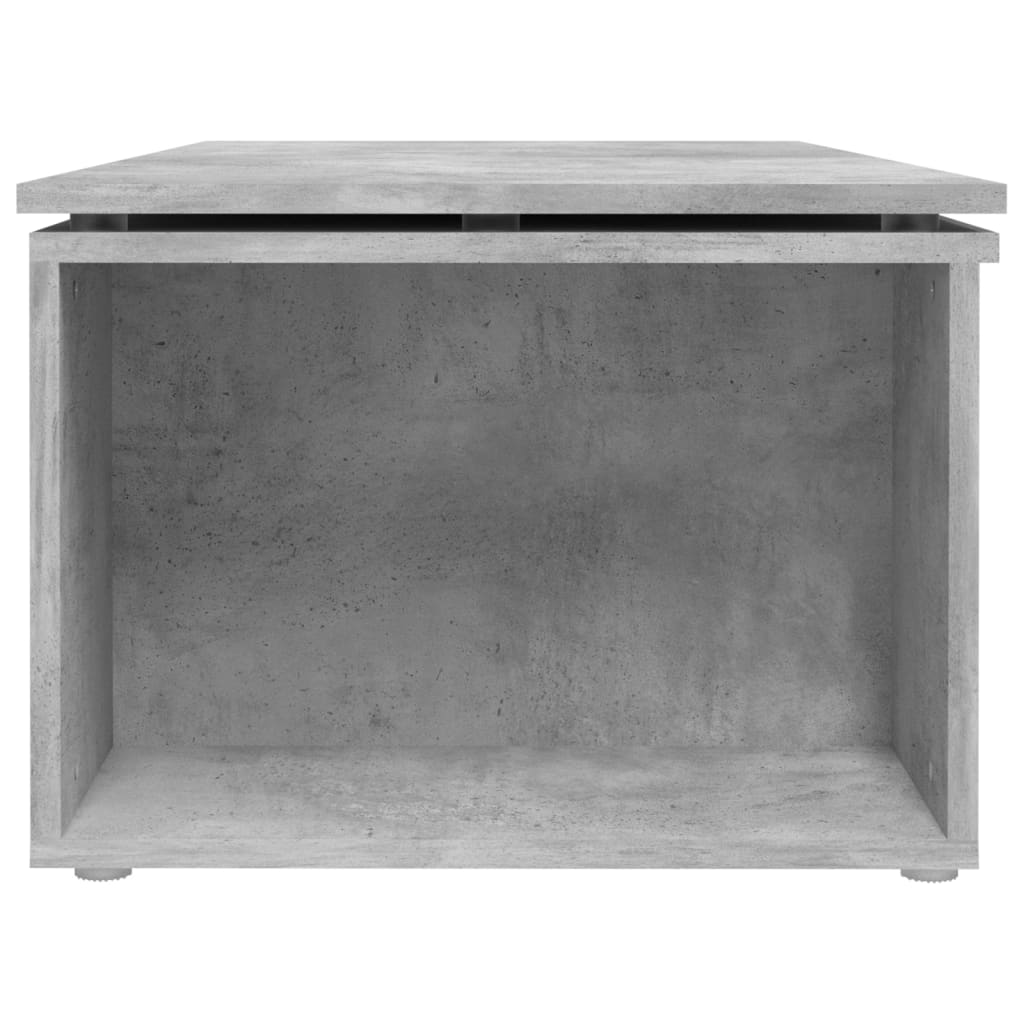 Salongbord Sofabord Betonggrå 150x50x35 cm