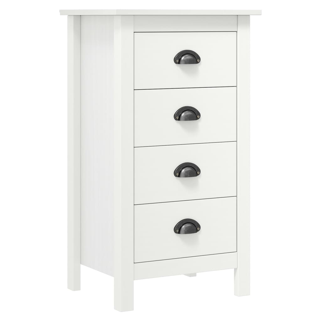 Skjenk Hvit Hill 46x35x80 cm heltre furu