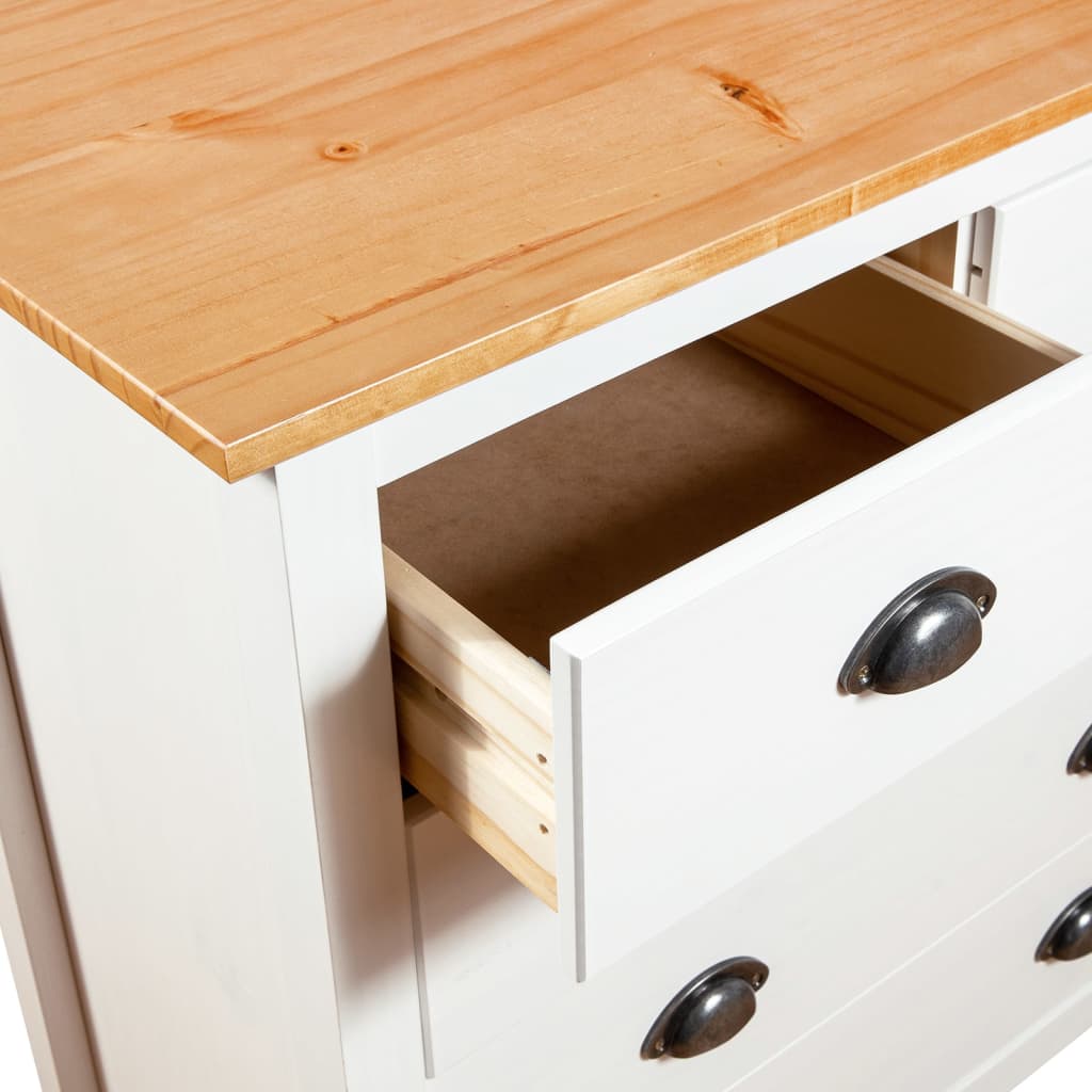 Skjenk Hvit Hill 79x40x80 cm heltre furu