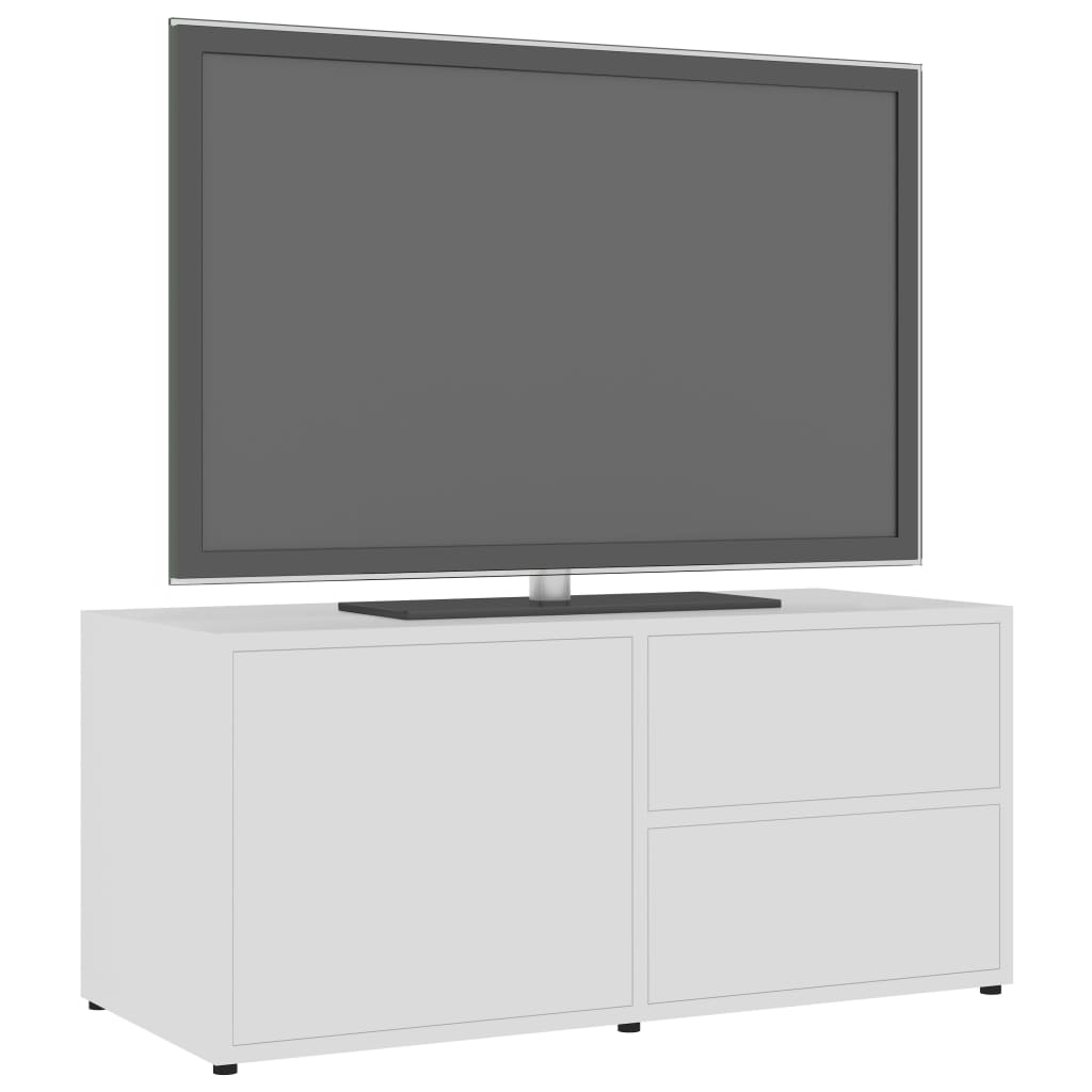TV-Møbel Hvit Tv-benk 80x34x36 cm