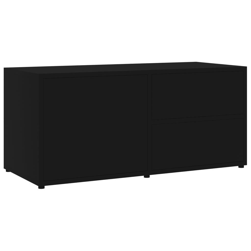 TV-Møbel Svart Tv-benk 80x34x36 cm