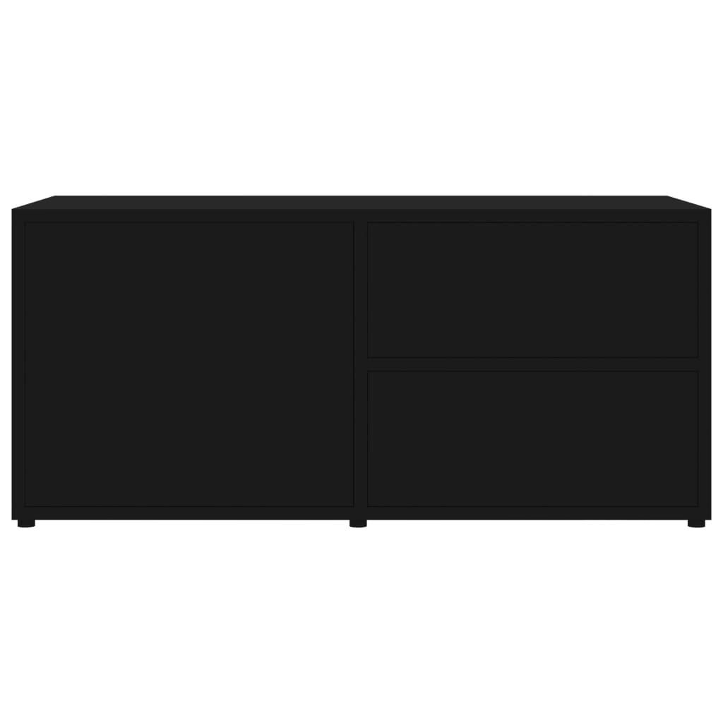 TV-Møbel Svart Tv-benk 80x34x36 cm
