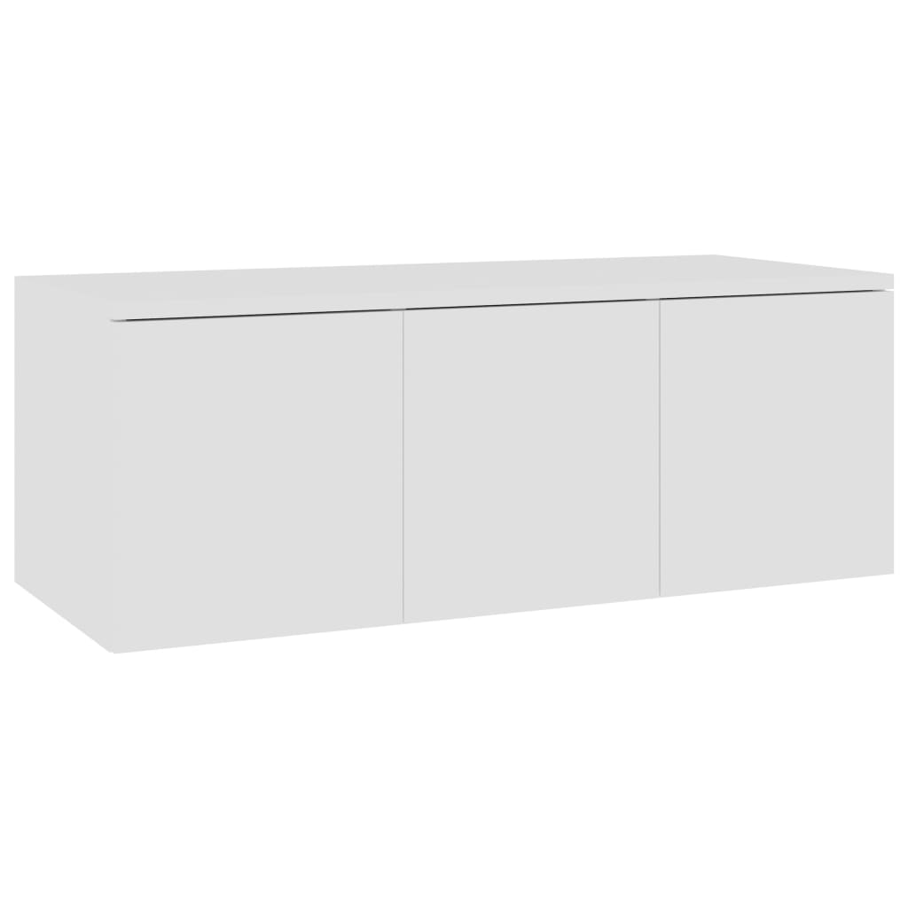 TV-Møbel Hvit Tv-benk 80x34x30 cm