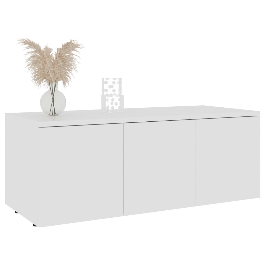 TV-Møbel Hvit Tv-benk 80x34x30 cm