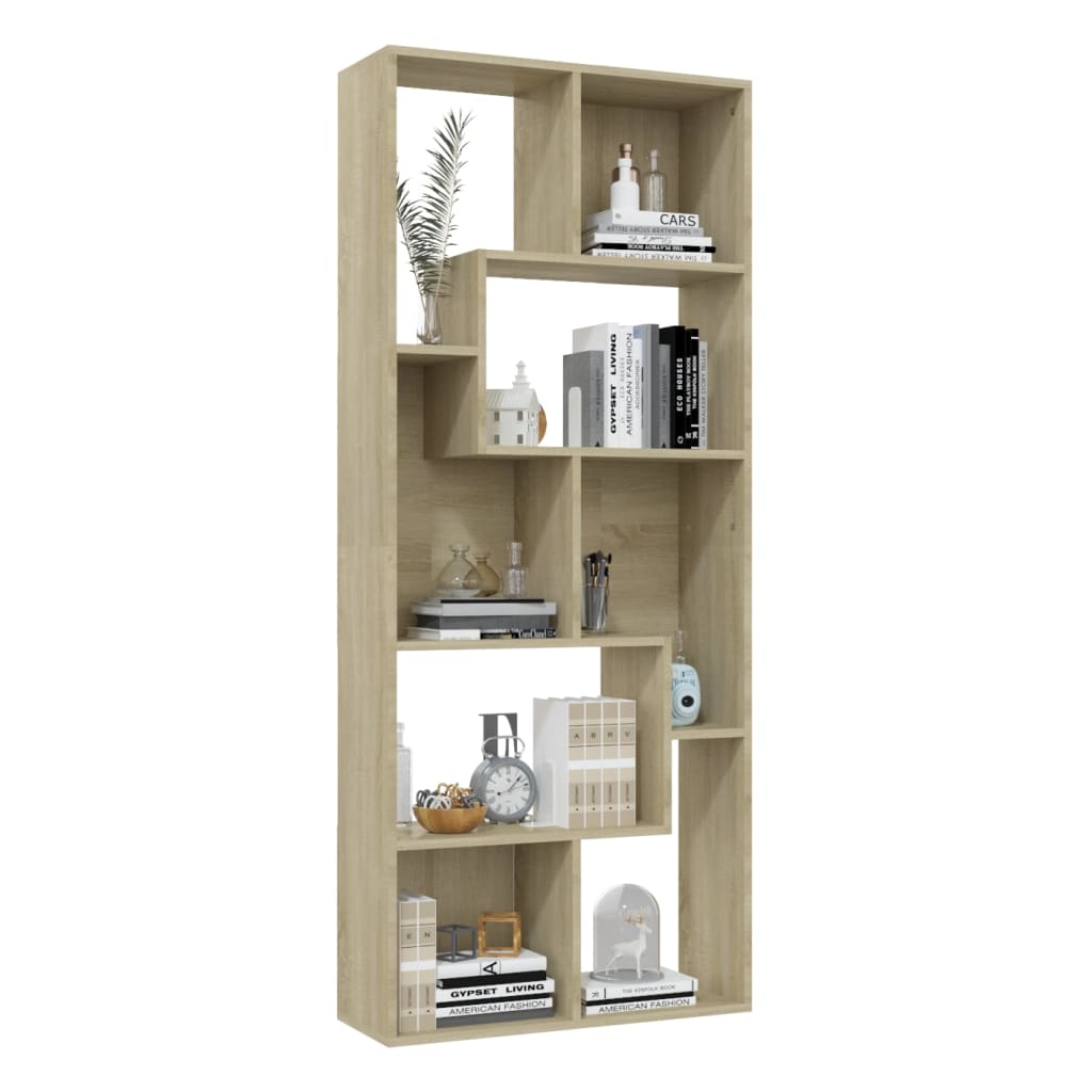 Bokhylle Sonoma Eik 67x24x161 cm