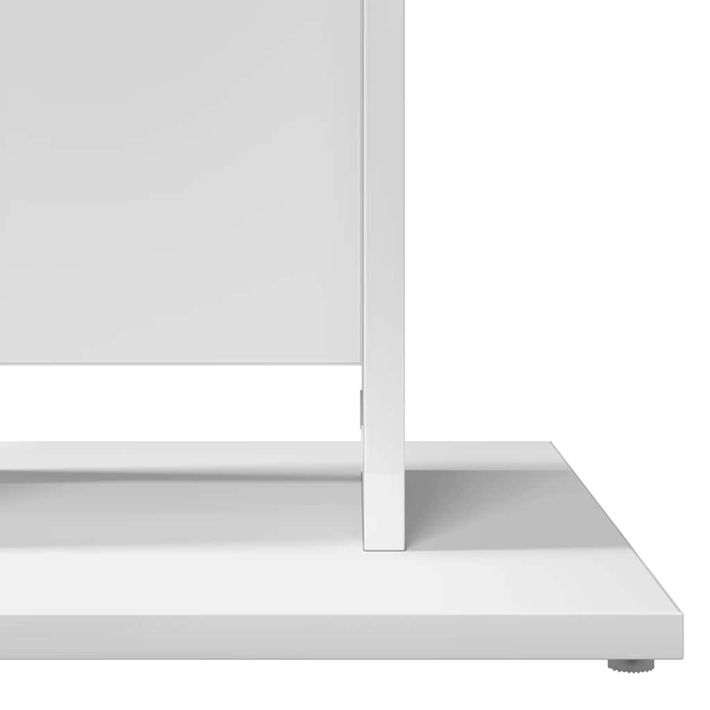 Bistrobord hvit 60x60x75 cm konstruert tre