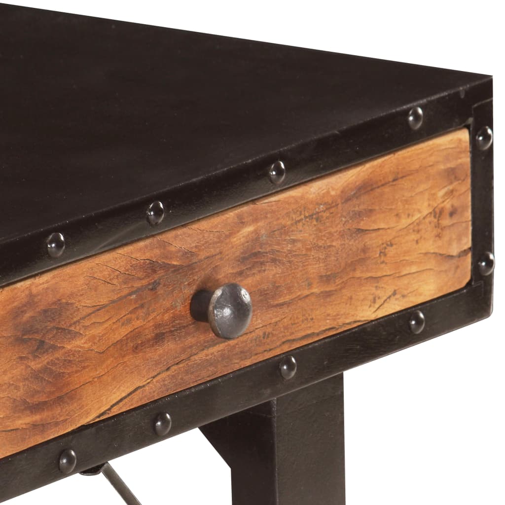 Avlastningsbord Konsollbord Tre 118x35x76 cm gjenvunnet heltre