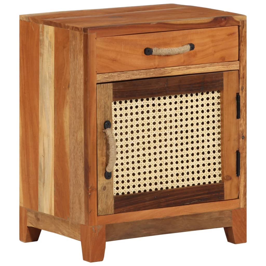 Nattbord Sengbord Tre 40x30x50 cm gjenvunnet heltre