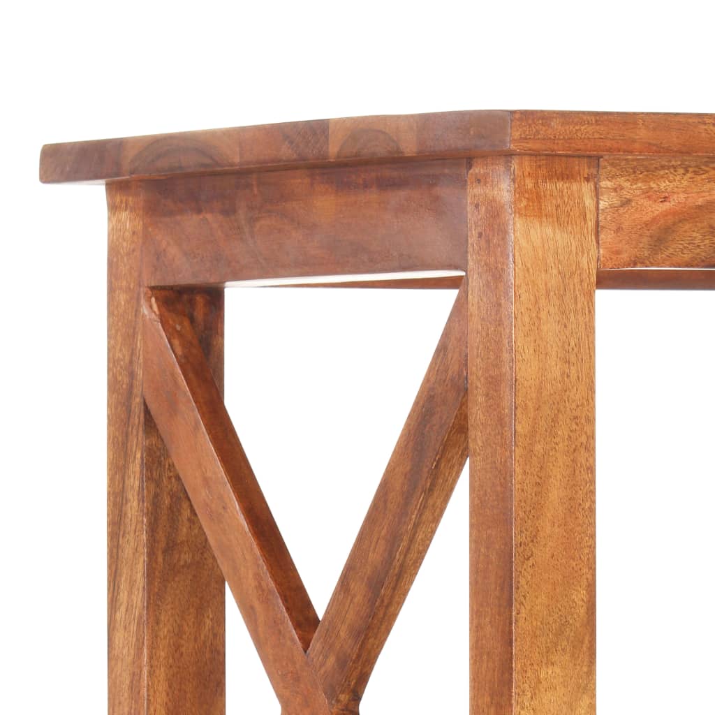 Bokhylle Tre 60x30x160 cm heltre akasie med honningfinish