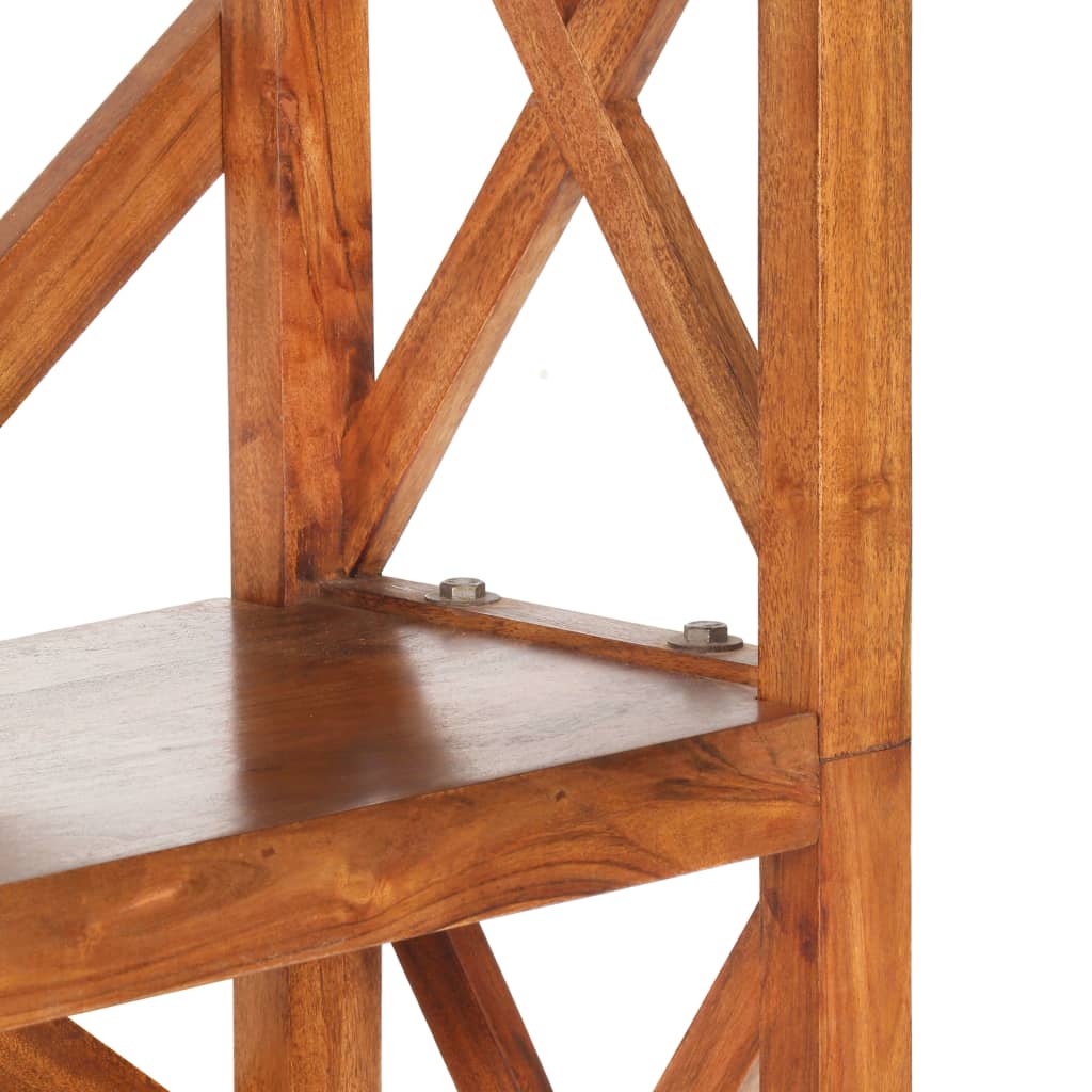 Bokhylle Tre 60x30x160 cm heltre akasie med honningfinish
