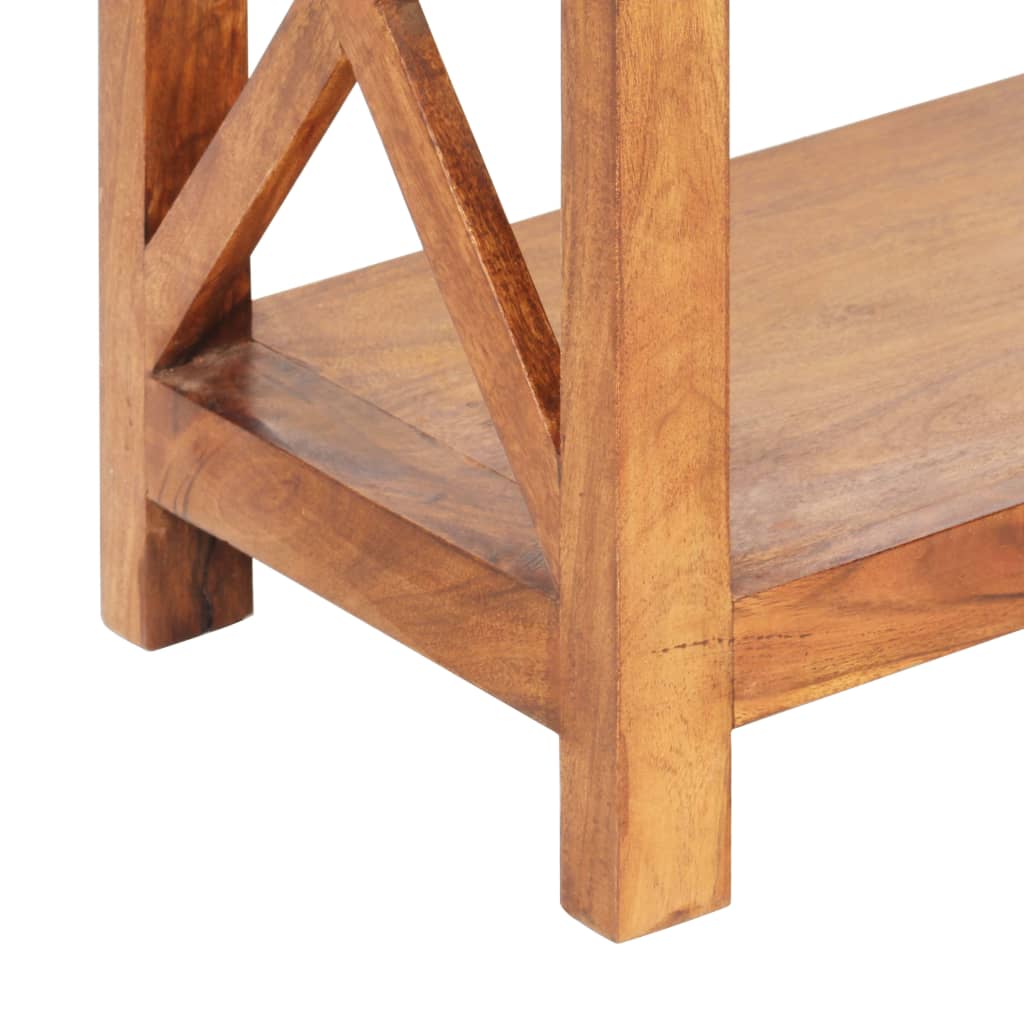 Bokhylle Tre 60x30x160 cm heltre akasie med honningfinish