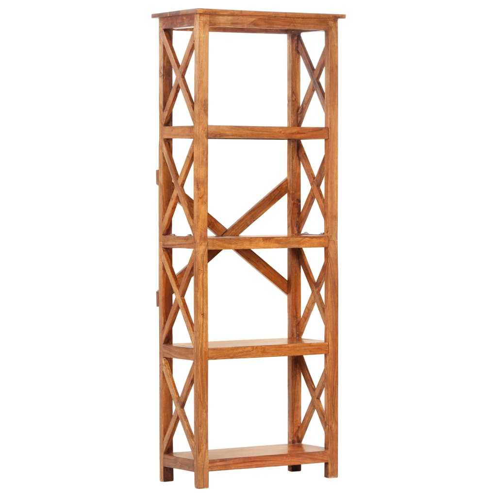 Bokhylle Tre 60x30x160 cm heltre akasie med honningfinish