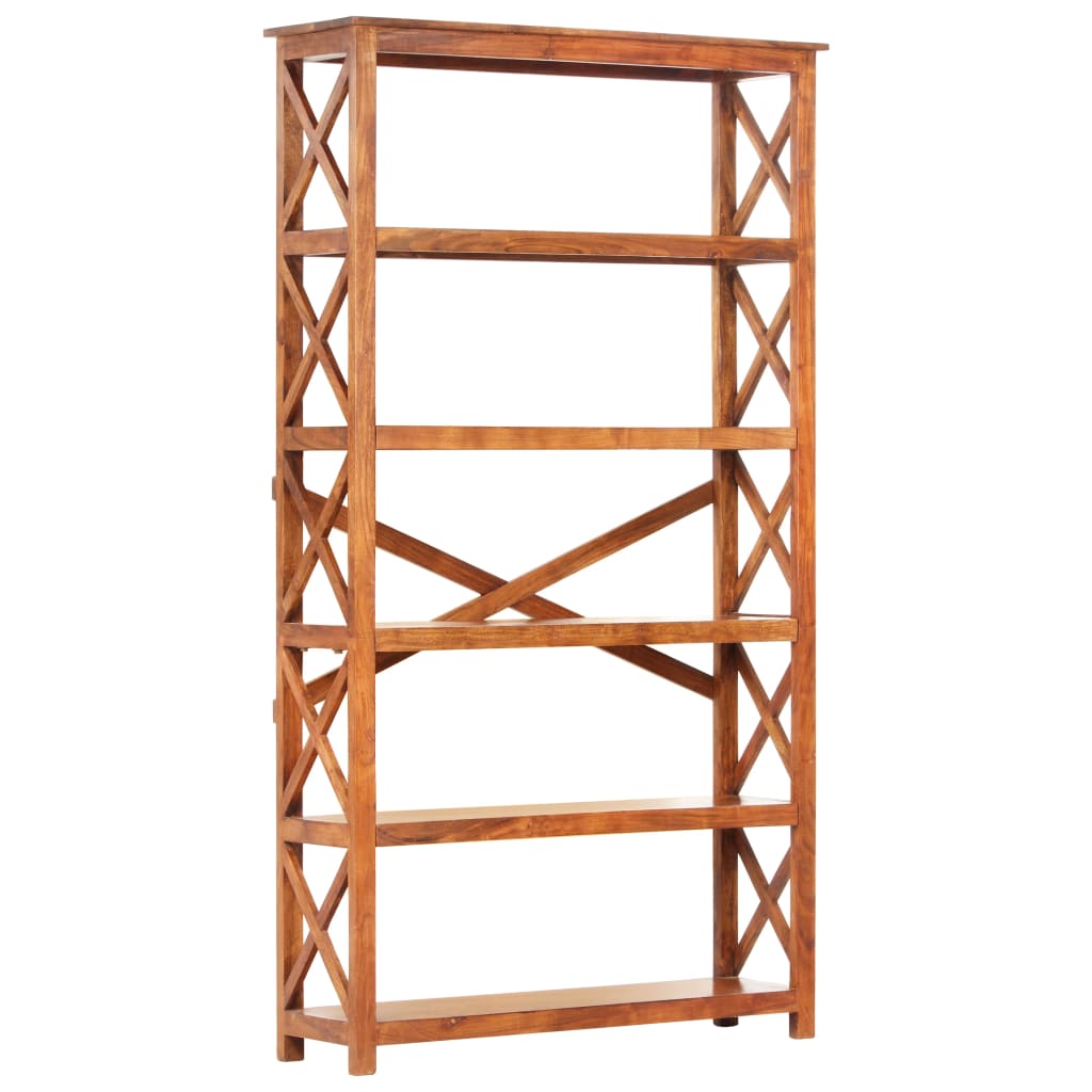 Bokhylle Tre 100x30x180 cm heltre akasie med honningfinish