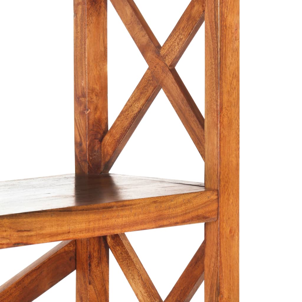 Bokhylle Tre 100x30x180 cm heltre akasie med honningfinish