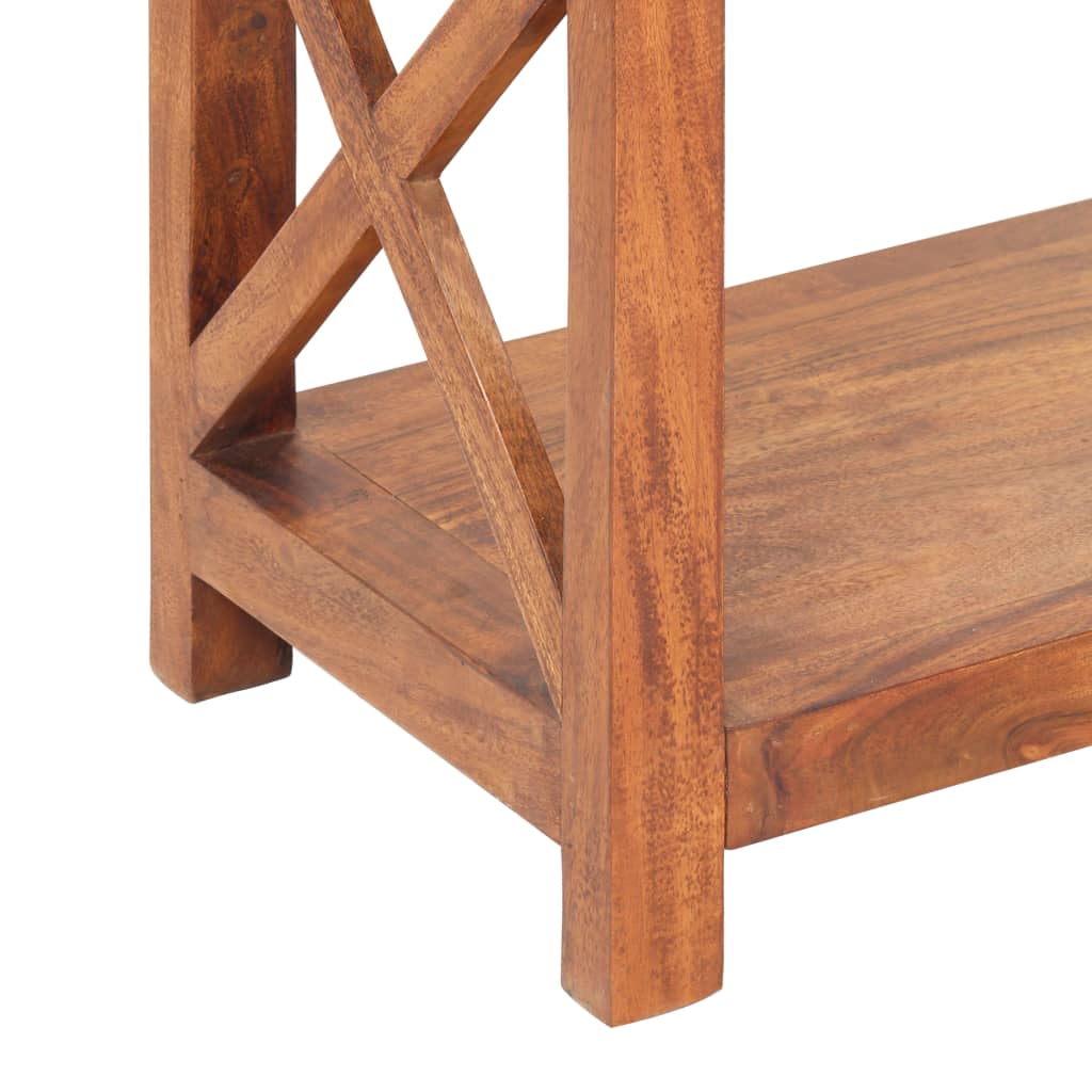 Bokhylle Tre 100x30x180 cm heltre akasie med honningfinish