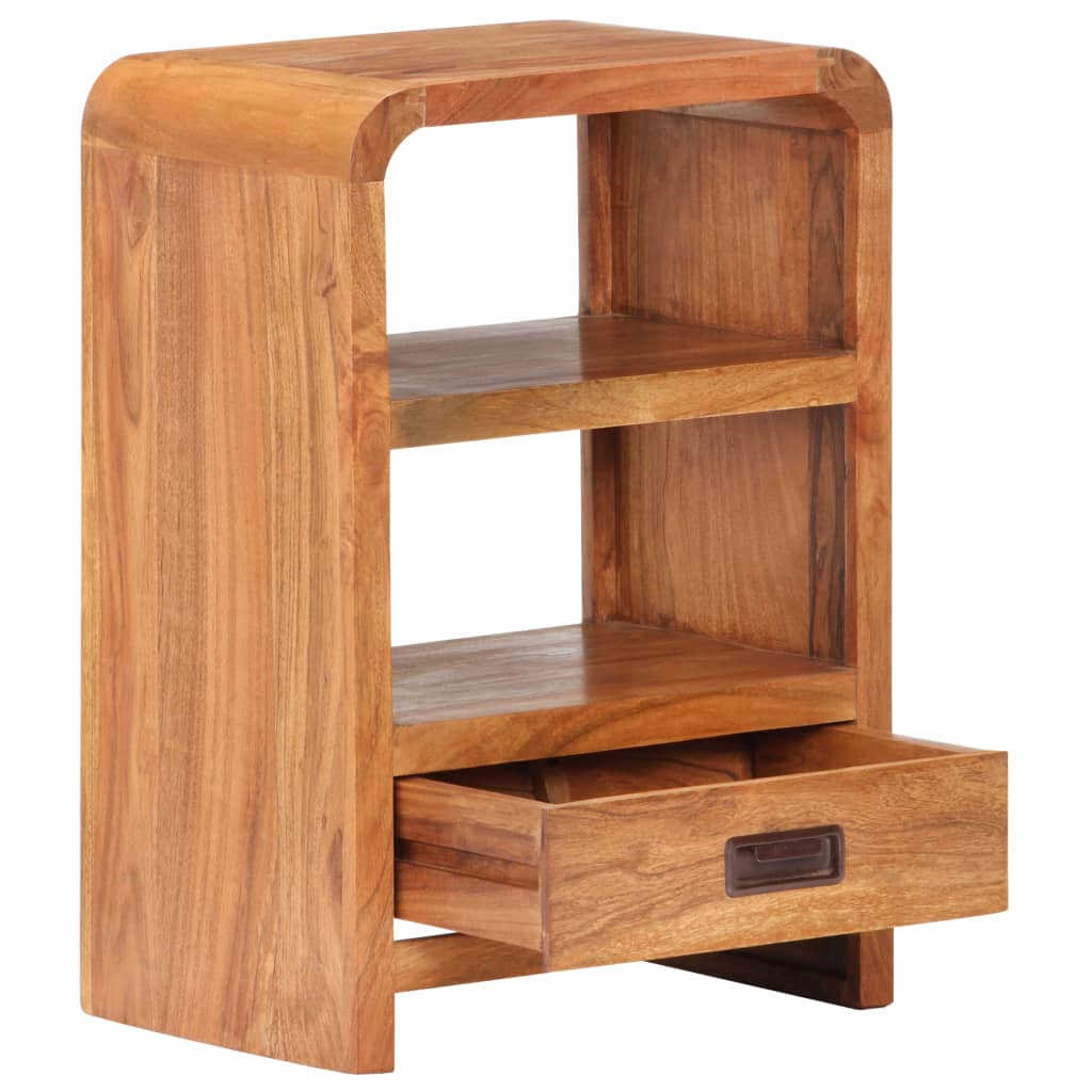 Nattbord Sengbord Tre 40x30x60 cm heltre akasie med honningfinish