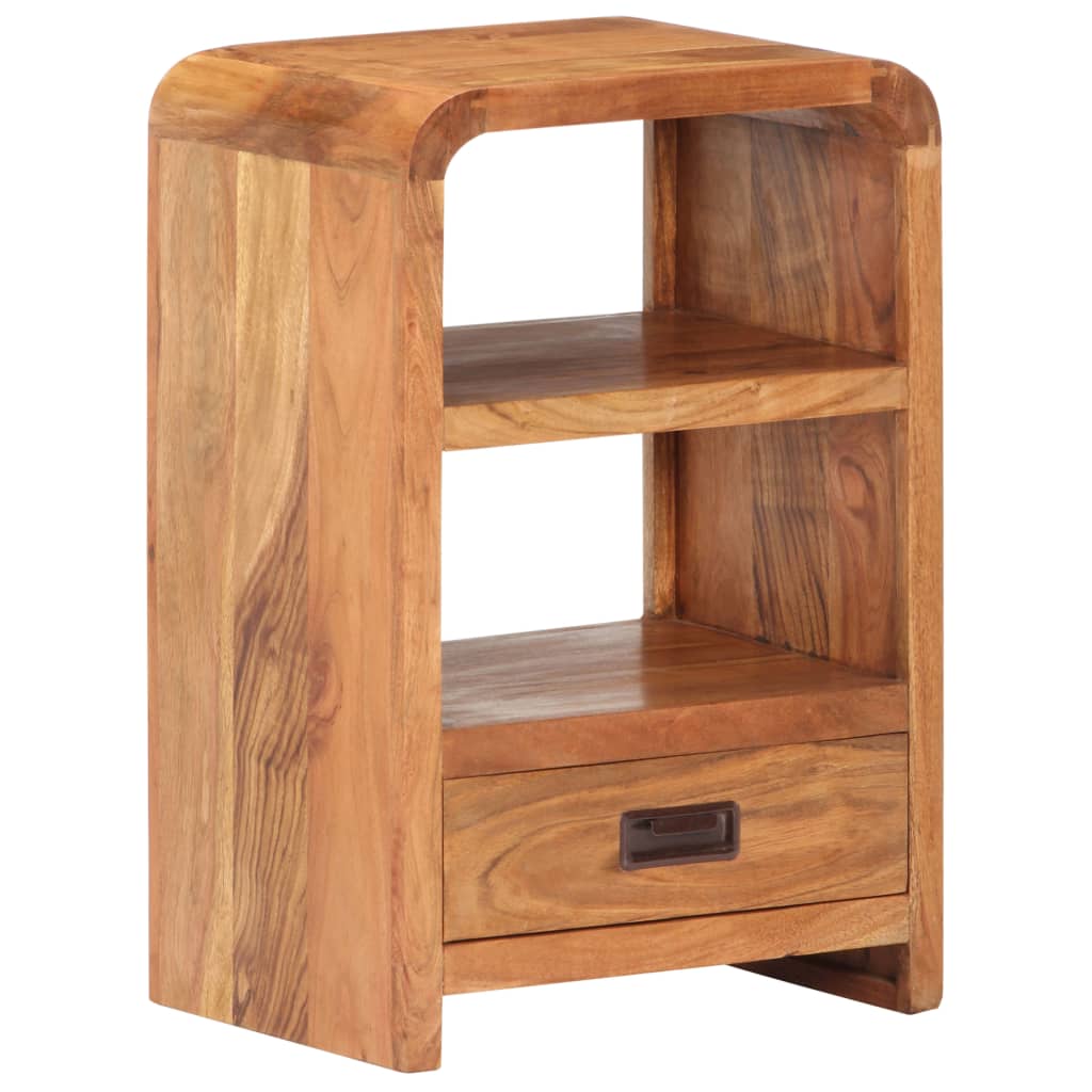 Nattbord Sengbord Tre 40x30x60 cm heltre akasie med honningfinish