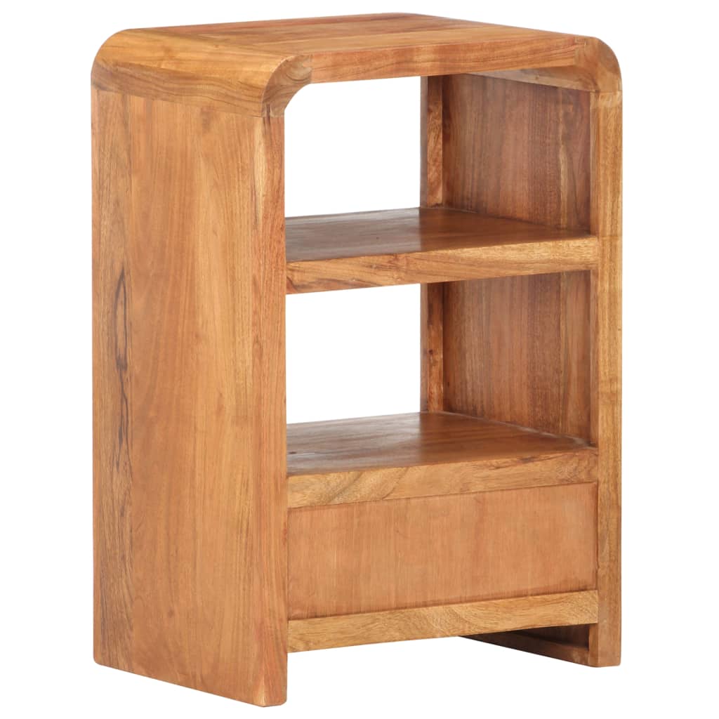 Nattbord Sengbord Tre 40x30x60 cm heltre akasie med honningfinish