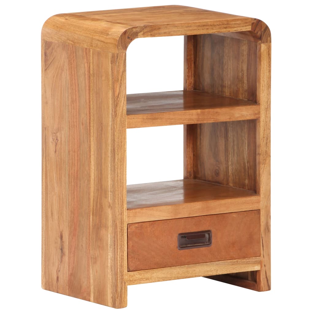 Nattbord Sengbord Tre 40x30x60 cm heltre akasie med honningfinish