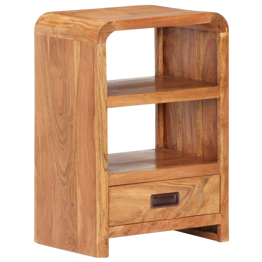 Nattbord Sengbord Tre 40x30x60 cm heltre akasie med honningfinish